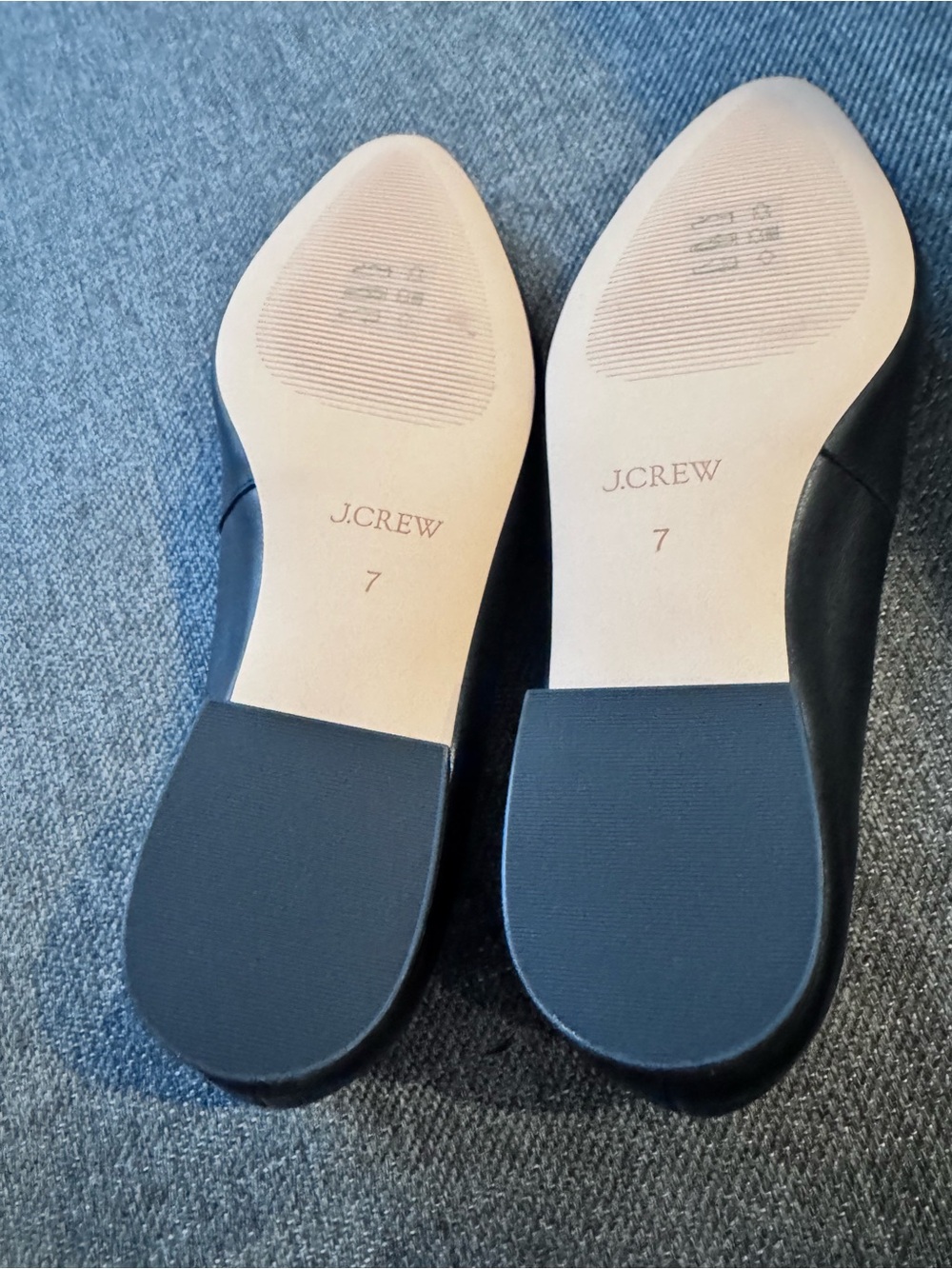 J crew Bea Women’s Black Pointed Ballet Flats sz 7 new in box - Picture 6 of 7